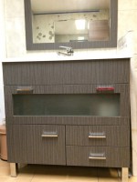 CONJUNTO modelo BORNEO tono ceniza de 80 CM